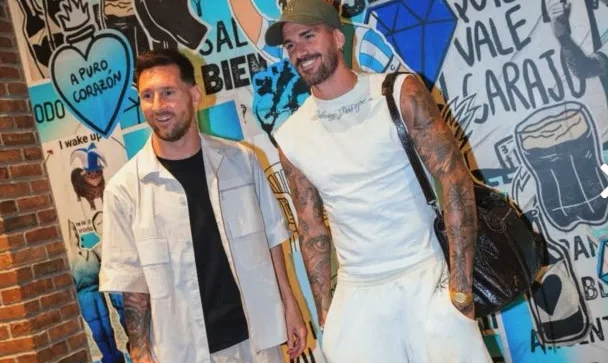 Messi llegó a Kansas City para sumarse a la Selección Argentina